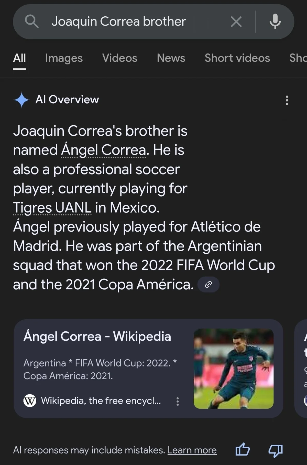 ChatGPT interface showing a legal research response with fabricated case citations
