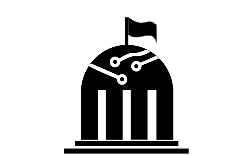 Diagram showing algorithmic governance — automated decision-making systems affecting citizens