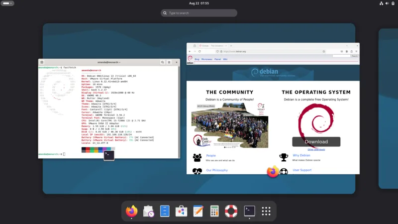 Terminal output showing xz version with backdoor detection warnings